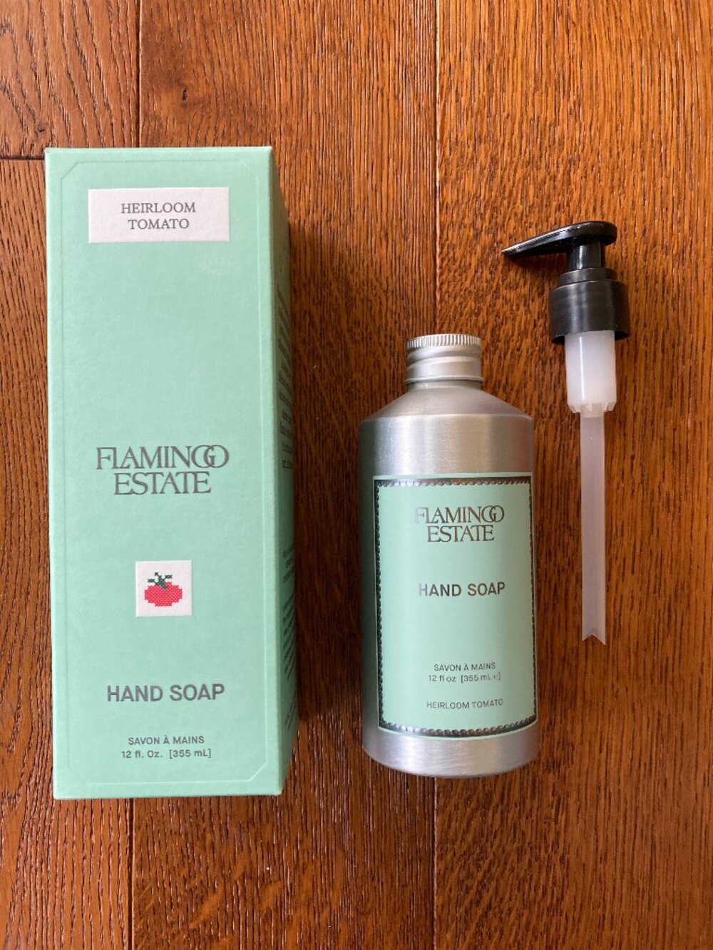 FLAMINGO ESTATE Heirloom Tomato Scented Hand Soap - 12fl. oz. NIB.